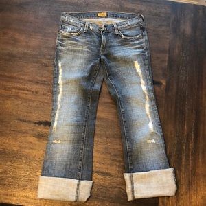 Angel distressed jeans